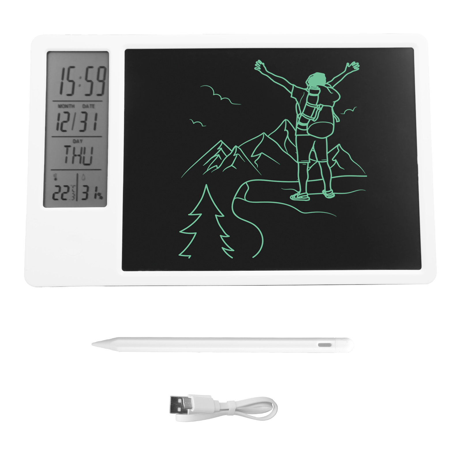Digital Drawing Tablet - Elektronisch schrijf- en tekentablet voor op
