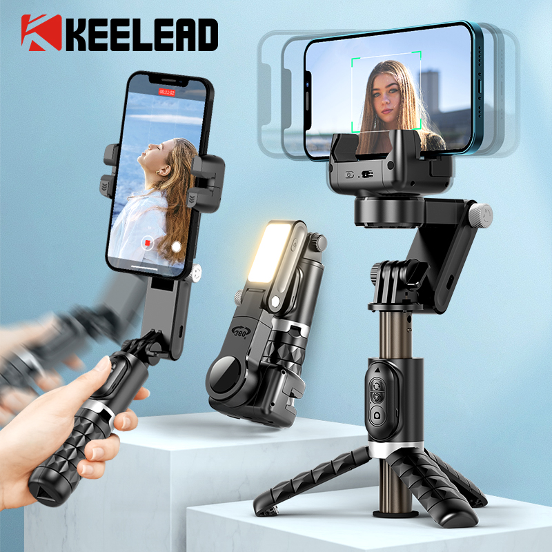 Auto Tracking Tripod - Q18 Desktop Gimbal Stabilizer Selfie Stick