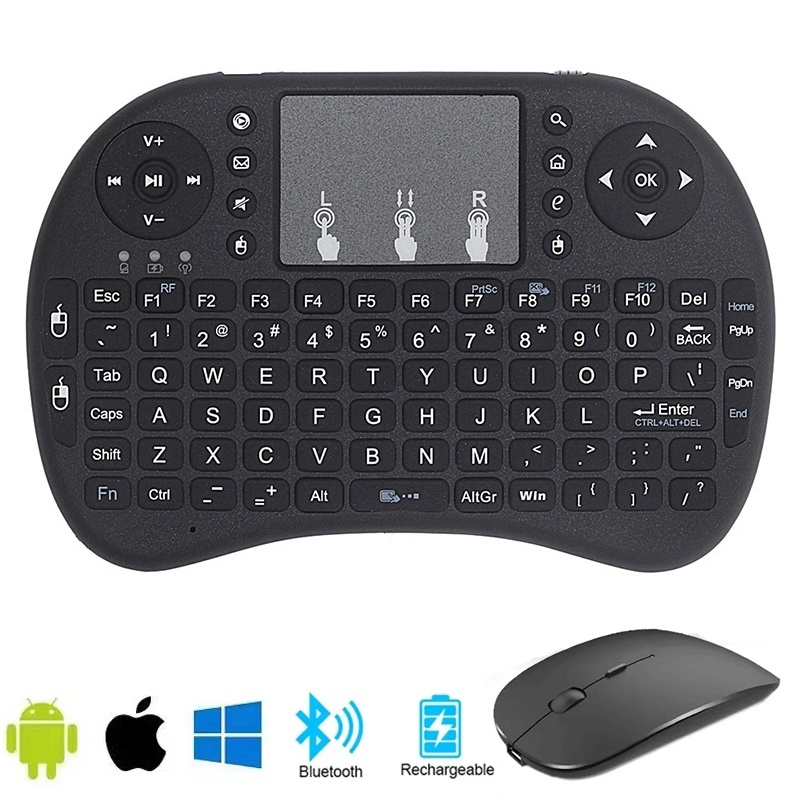 Mini Projector Portable - Mini Engels Bluetooth-toetsenbord Draagbaar draadloos toetsenbord