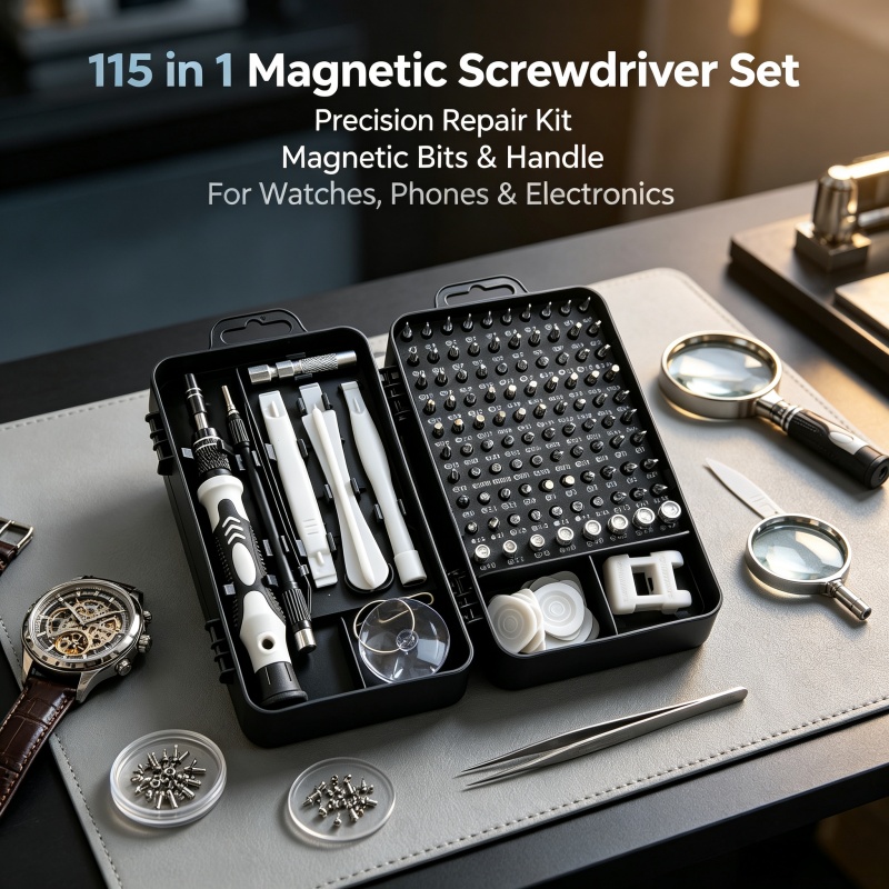 Electronics Repair Gadgets - 115-delige precisie schroevendraaiersets, professionele reparatiegereedschapset voor