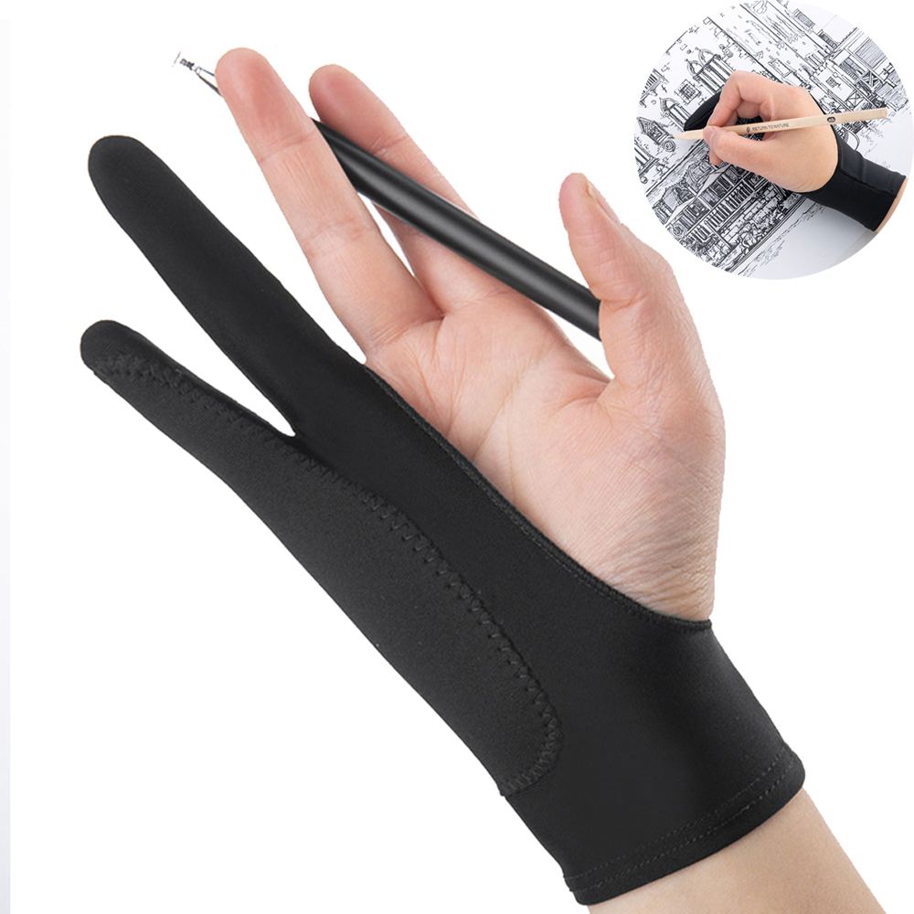 Digital Drawing Tablet - 1PC Handschoenen met twee vingers voor