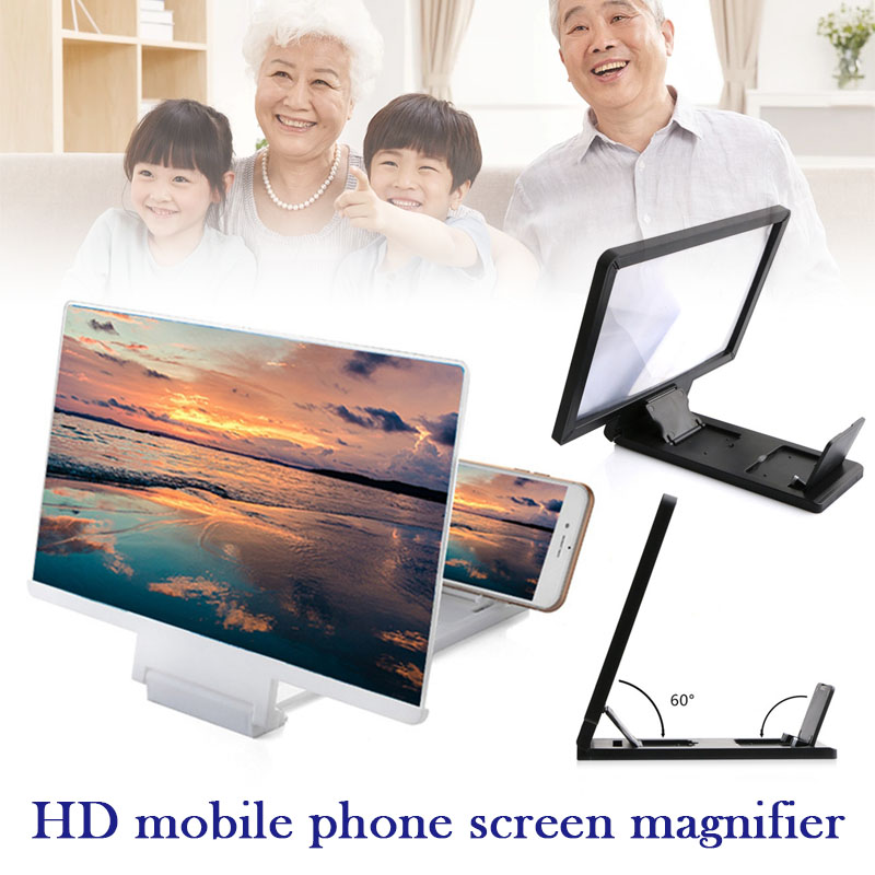 Digital Magnifier Reading - Schermversterker Gemak Mobiele telefoonvergroter Projectorscherm voor