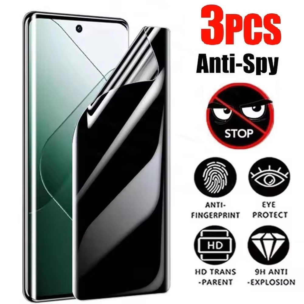Oppo Reno 12 - 3 stuks privacy hydrogelfolie voor OPPO