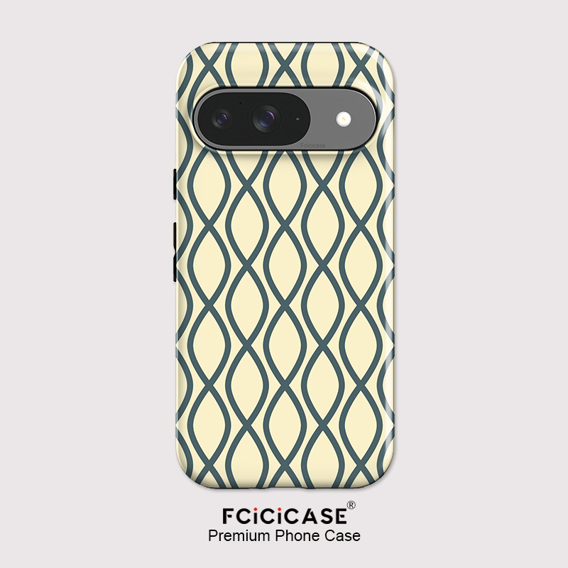 Google Pixel 8A - Fcicicase Fashion Stripe Print Telefoonhoesje voor
