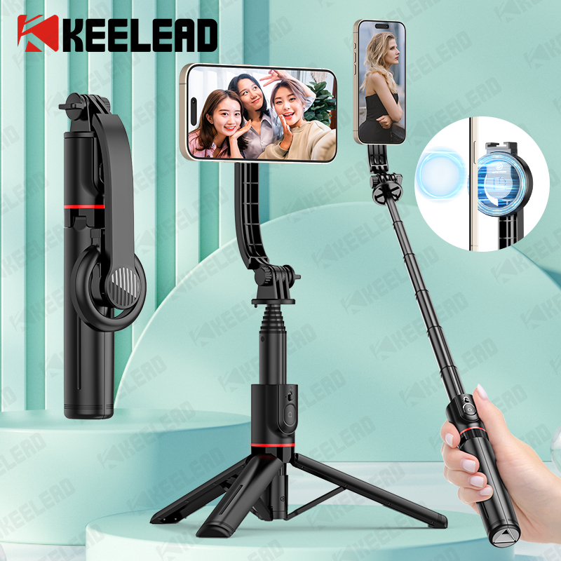Auto Tracking Tripod - KEELEAD Magnetische Selfie Stick met Bluetooth