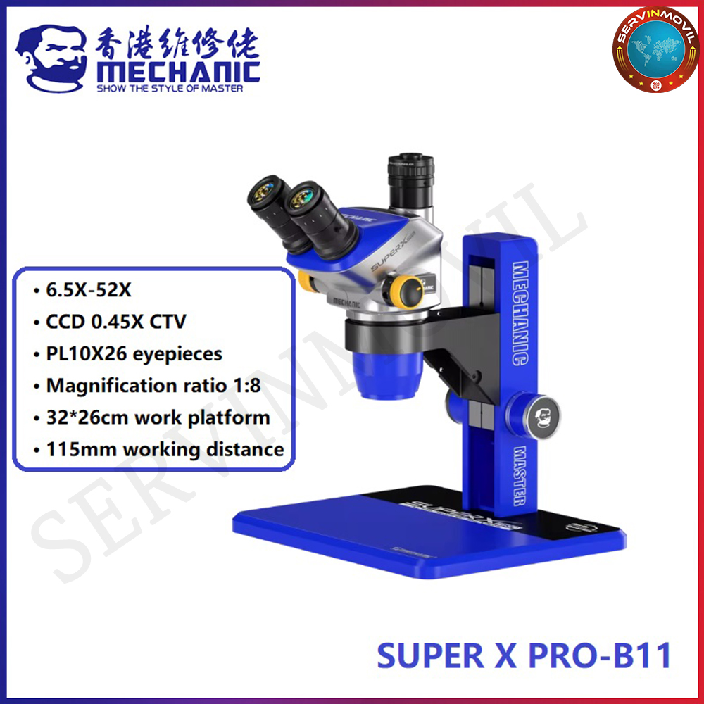 Digital Magnifier Reading - MONTEUR SUPER X PRO-B11 Trinoculaire Stereo