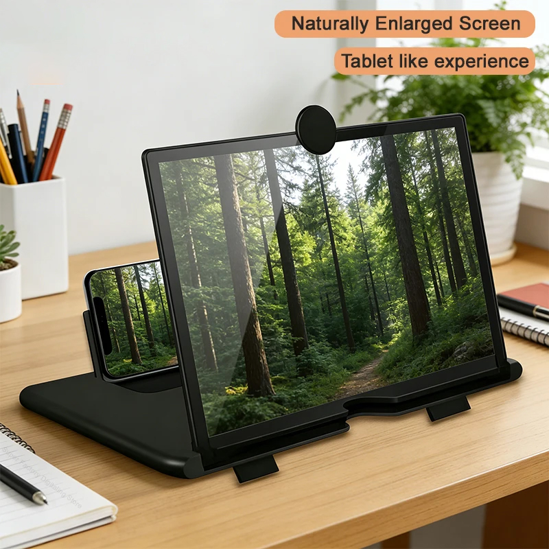 Digital Magnifier Reading - 12 inch mobiele telefoonvergroter Ultra-HD scherm