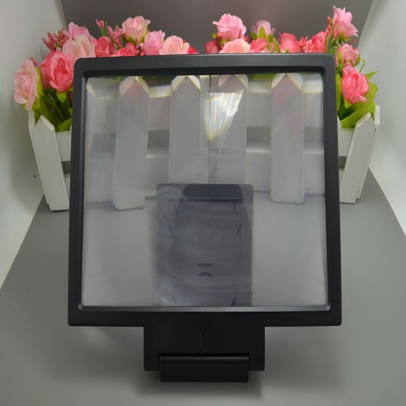 Digital Magnifier Reading - Draagbare 3D HD mobiele schermvergroter Versterkerstandaard