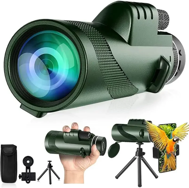 Auto Tracking Tripod - 80x100 HD monoculair voor smartphone-adapter en