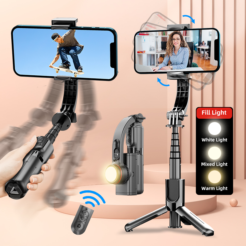 Auto Tracking Tripod - AXNEN Gimbal Selfie Stick Statief Uitschuifbaar