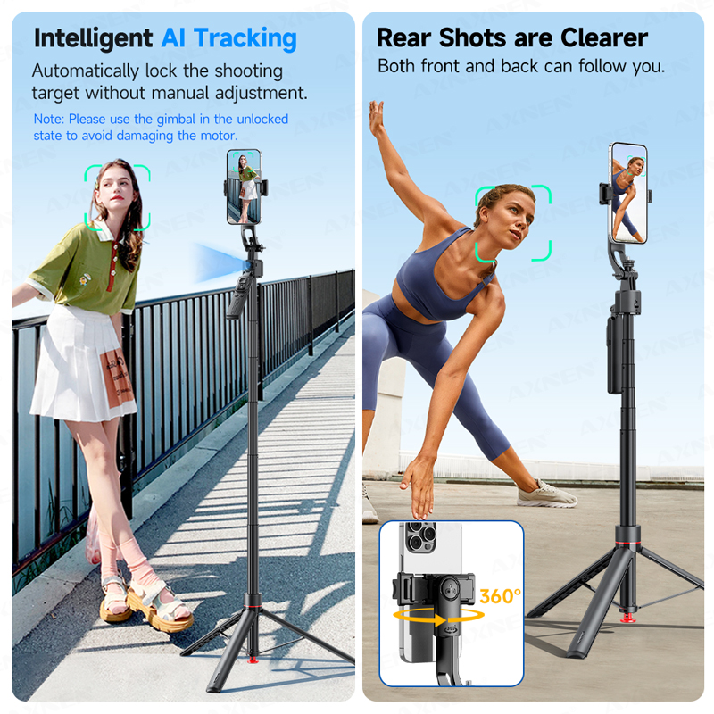 TT07 AI Face Tracking Gimbal 6 - Auto Tracking Tripod recensie en prijs
