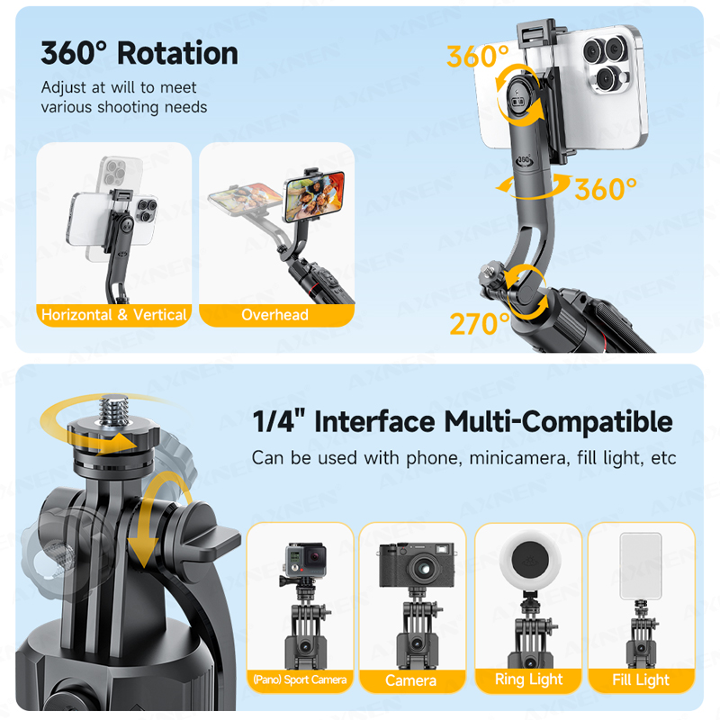 TT07 AI Face Tracking Gimbal 6 - Auto Tracking Tripod recensie en prijs