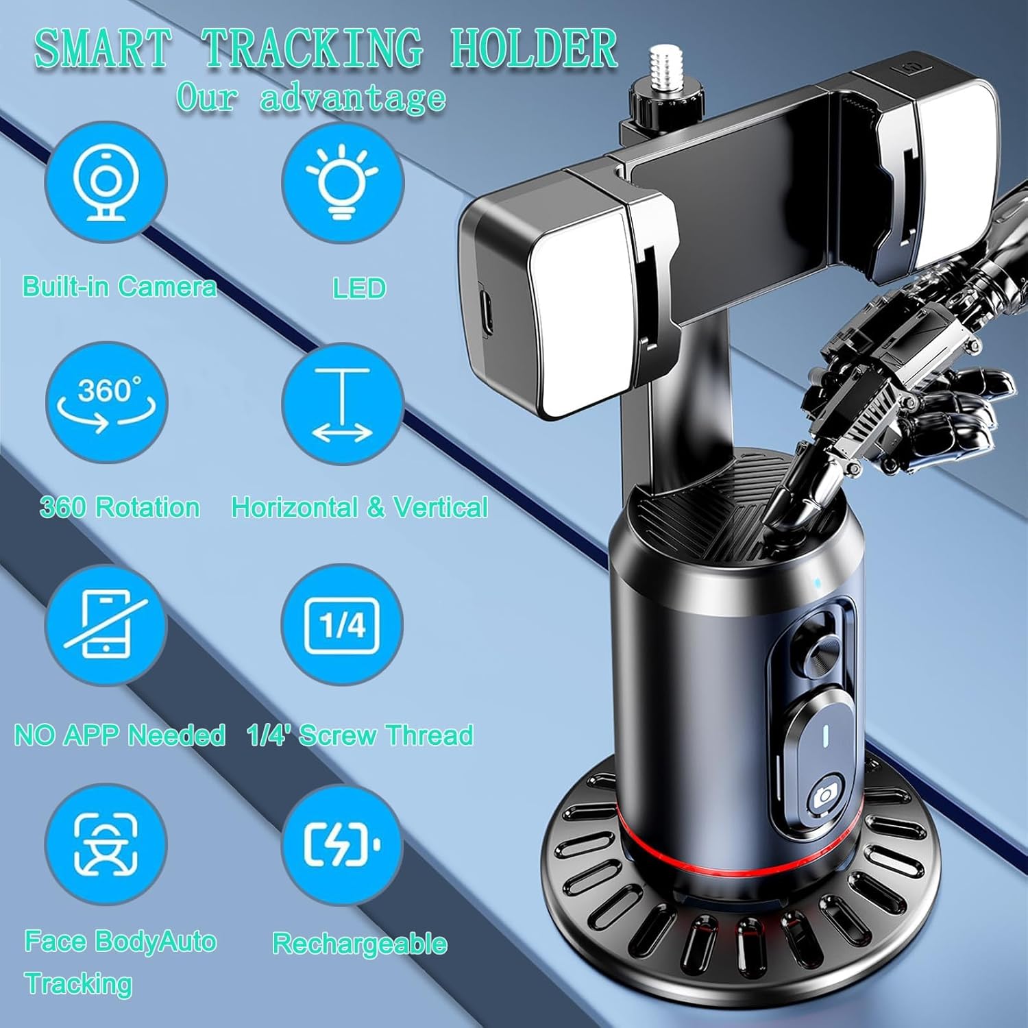 Automatisch gezichtsvolgende s - Auto Tracking Tripod recensie en prijs