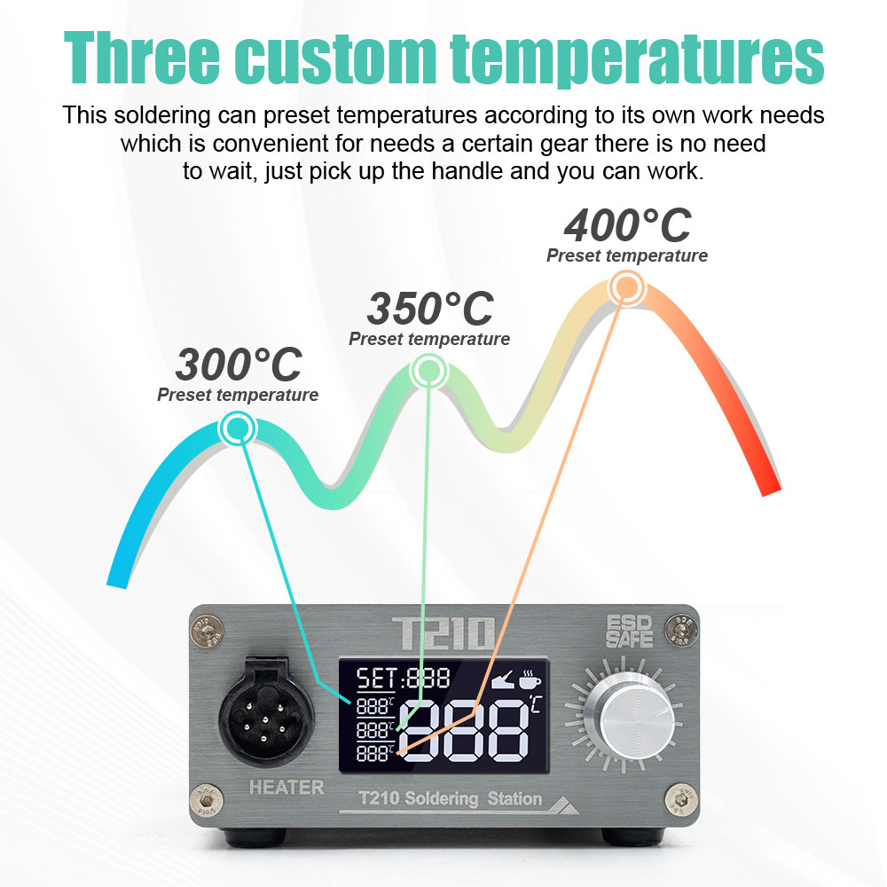 JCD T210 Smart Soldeerstation  - Electronics Repair Gadgets recensie en prijs