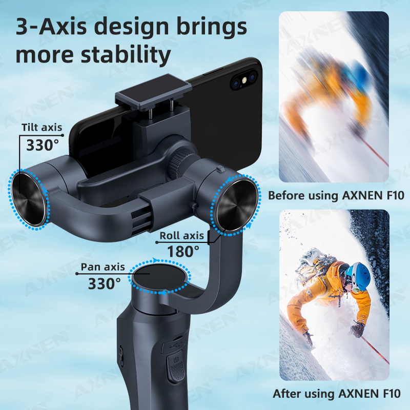 AXNEN 3-assige handheld gimbal - Auto Tracking Tripod recensie en prijs