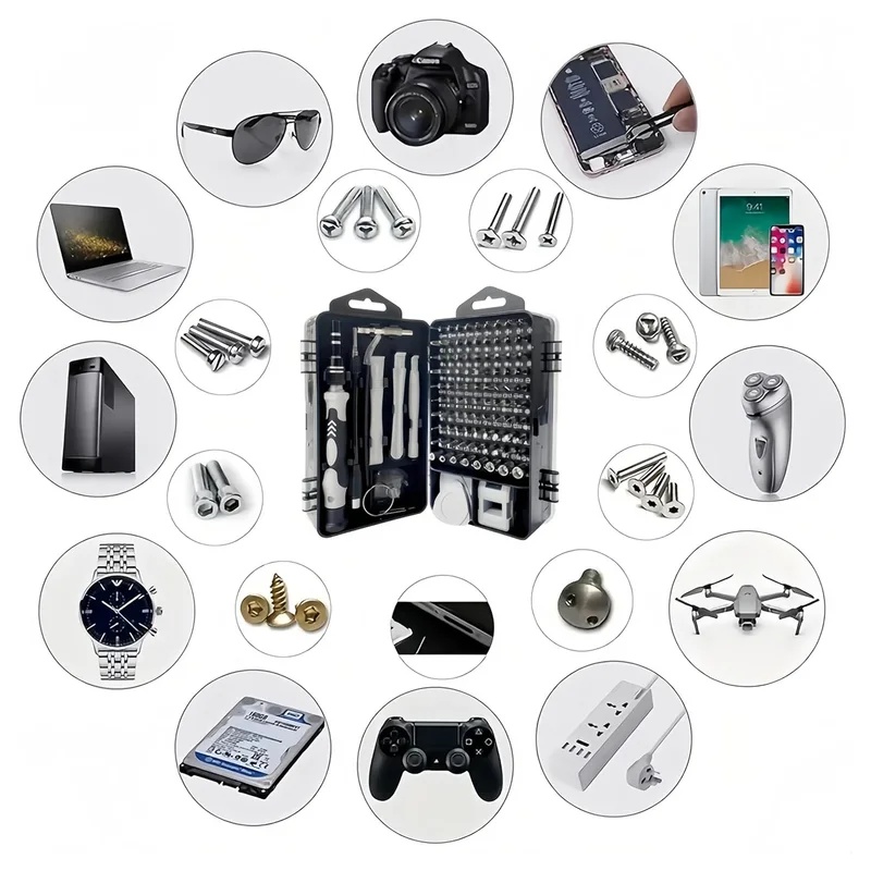 115-delige precisie schroevend - Electronics Repair Gadgets recensie en prijs