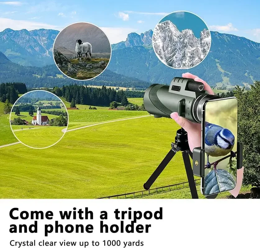 80x100 HD monoculair voor smar - Auto Tracking Tripod recensie en prijs