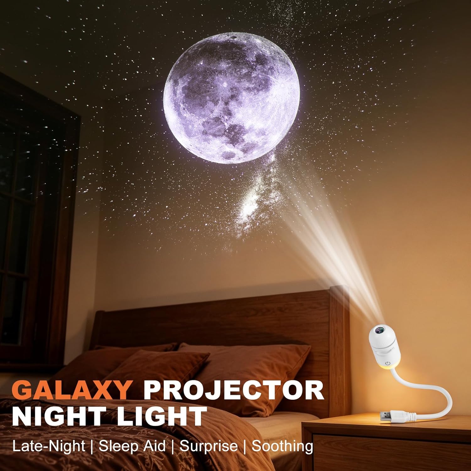 2-in-1 Galaxy Projector Nachtl - Mini Projector Portable recensie en prijs