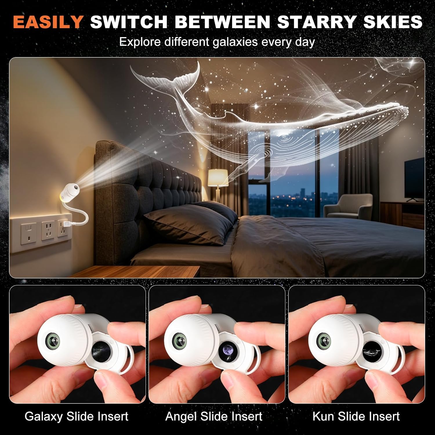 2-in-1 Galaxy Projector Nachtl - Mini Projector Portable recensie en prijs